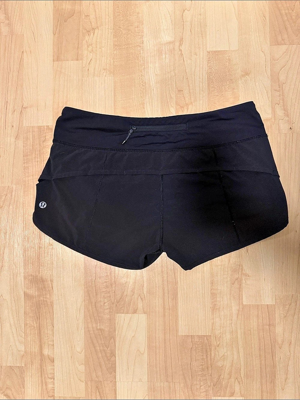 Lululemon Track That High-Rise Lined Short 3" Black